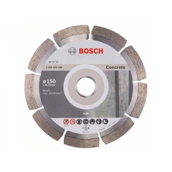 Алмазный круг 150х22 мм по бетону сегмент. STANDARD FOR CONCRETE BOSCH