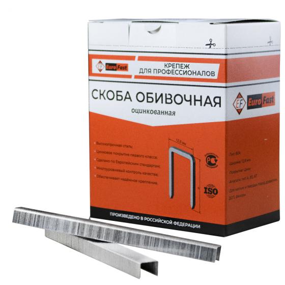 Скоба мебельная A‑06 (80/06) тип 80 - 6 мм / 28000шт // EuroFast