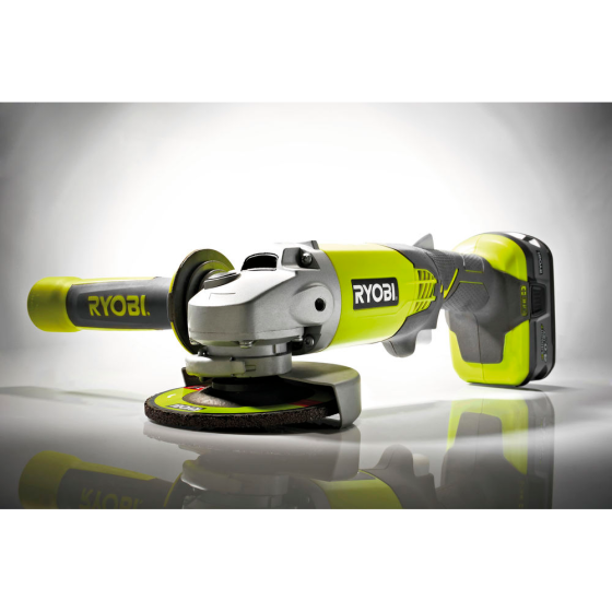 ONE + / Углошлифмашина RYOBI R18AG-0 (без батареи)