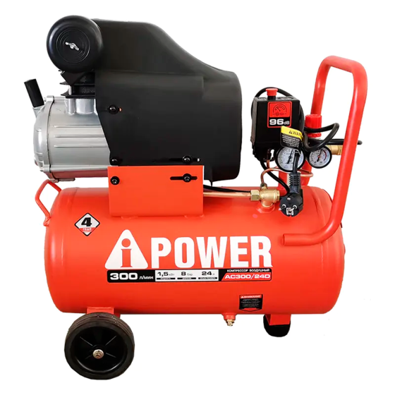 Компрессор поршневой масляный A-power AC300/24D