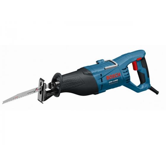 Сабельная пила BOSCH GSA 1100 E в чем. + 2 пильных полотна