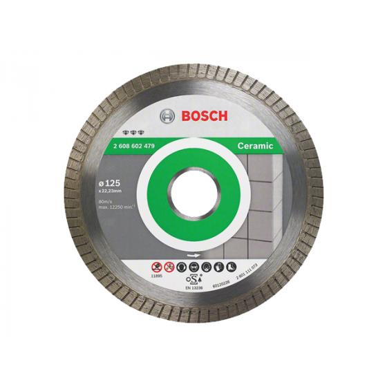 Алмазный круг 125х22 мм по керамике Turbo BEST FOR CERAMIC EXTRA-CLEAN BOSCH