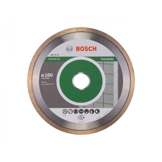 Алмазный круг 180х25.4 мм по керамике сплошн. STANDARD FOR CERAMIC BOSCH