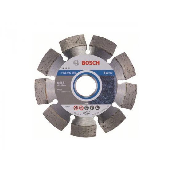 Алмазный круг 115х22 мм по камню сегмент. EXPERT FOR STONE BOSCH (сухая резка) [2608602588]
