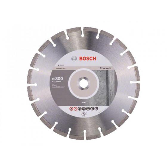 Алмазный круг 300х22 мм по бетону сегмент. STANDARD FOR CONCRETE BOSCH