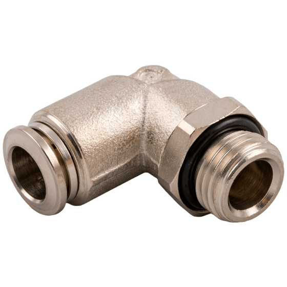 Фитинг цанговый 1/8"M под трубку 4 мм (угловой) AIGNEP (5711600003)
