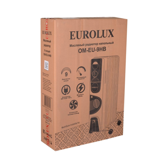 Масляный радиатор ОМ-EU-9НВ Eurolux