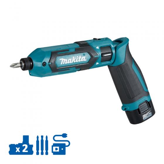 Аккум. шуруповерт MAKITA TD 022 DSE в сумке+ аксессуары