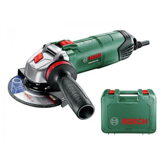 Одноручная углошлифмашина BOSCH PWS 850-125 в чем.