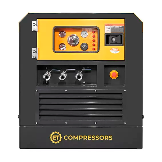 Дизельный винтовой компрессор ET-Compressors ET SD-185S-7 
