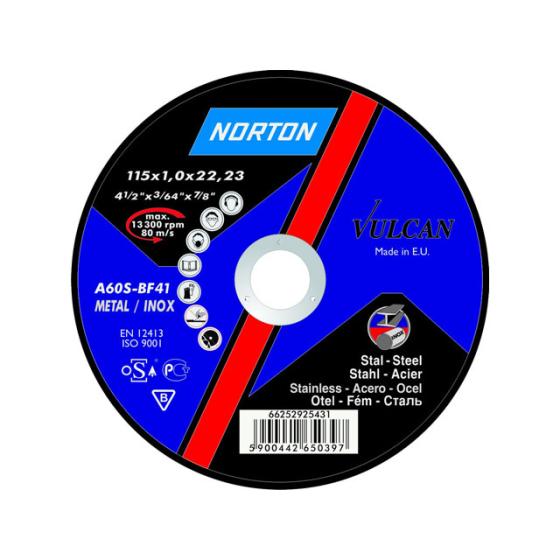 Круг обдирочный 230х6.4x22.2 мм для металла Vulcan NORTON [66252830807]