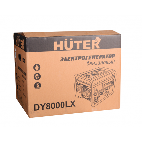 Портативный бензогенератор HUTER DY8000LX