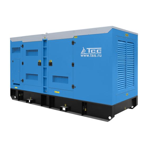 Дизельный генератор ТСС АД-300С-Т400 в шумозащитном кожухе