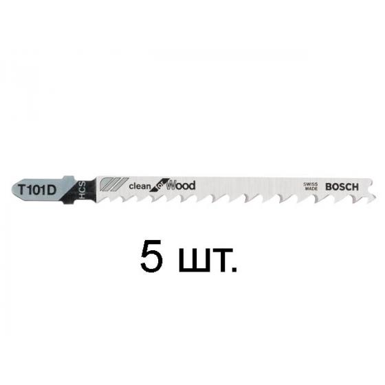 Пилка лобз. по дереву T101D (5 шт.) BOSCH