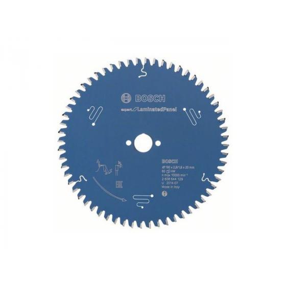 Диск пильный 190х20 мм 60 зуб. по композитн. матер. EXPERT FOR LAMINATED PANEL BOSCH