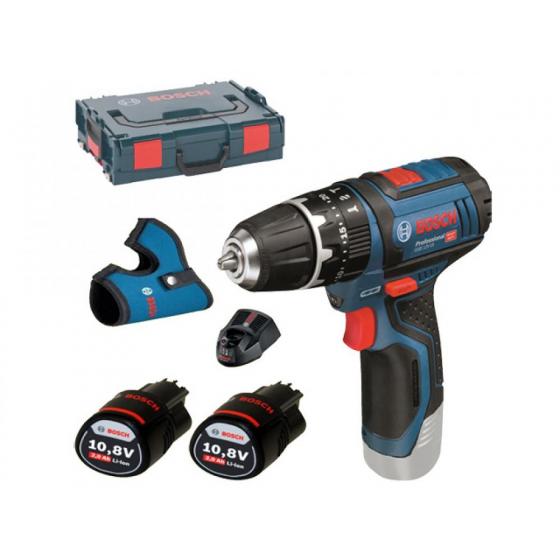 Аккумуляторная ударная дрель-шуруповерт BOSCH GSB 12V-15 L-BOXX