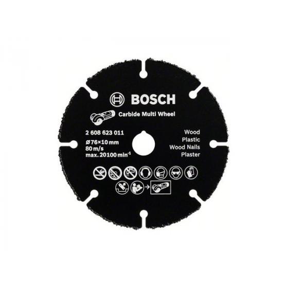 Круг отрезной 76х1.0x10.0 мм для дерева Multi Wheel BOSCH