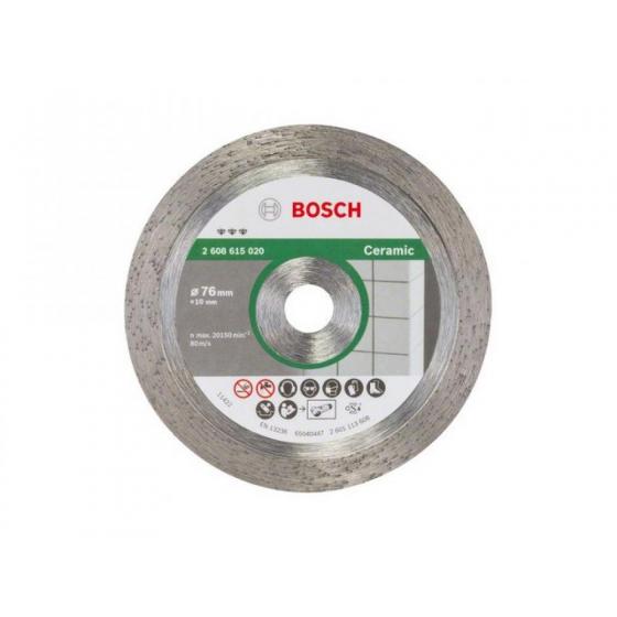 Алмазный круг 76х10 мм по керамике сплошн. BEST FOR CERAMIC BOSCH