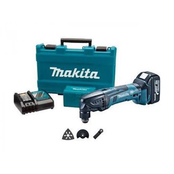 Аккум. многофункциональный инструмент (реноватор) MAKITA LXT DTM 50 RFE в чем. (18.0 В, Li-Ion, 2 акк., 3.0 А/ч, 21000 об/мин)
