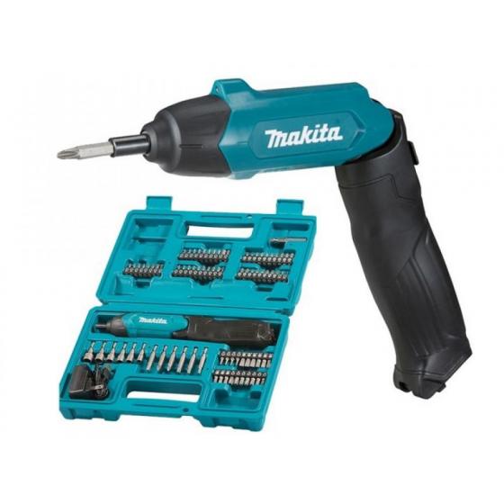 Аккумуляторный шуруповерт MAKITA DF 001 DW + аксессуары