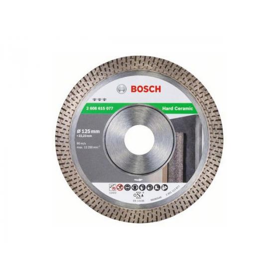 Алмазный круг 125х22 мм по керамике Turbo BEST FOR HARD CERAMIC BOSCH