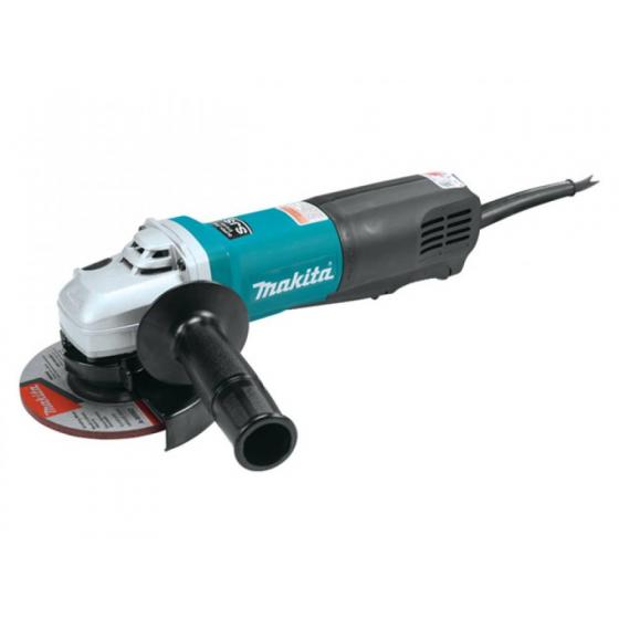 Одноручная углошлифмашина MAKITA 9565 PCV в кор. (1400 Вт, диск 125х22 мм, плавный пуск, регул. об.) [9565PCV]