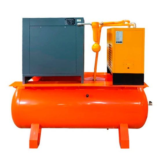 Компрессор винтовой Атом А15Е-500 (10 бар, 1650 л/мин, 15 кВт, 500л, IP23)