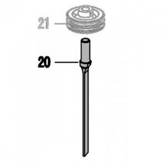 Запчасть 321 920 DRIVER BLADE Боек без поршня N851R-20