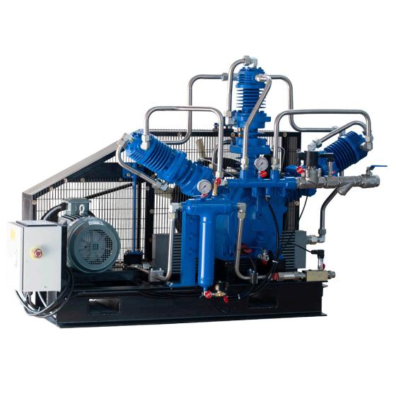 Компрессор бустерный Frosp 1000/6-30 безмасляный с ПЛК (380В, 1000л/мин, с 6 до 30 бар, 8кВт)