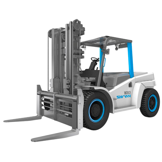 Вилочный электромобильный погрузчик CPD 100 SHANN