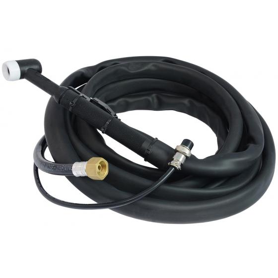 Горелка сварочная TIG  с газовым охлаждением WP-17 (2-pin, 4м) / Torch for TIG welding