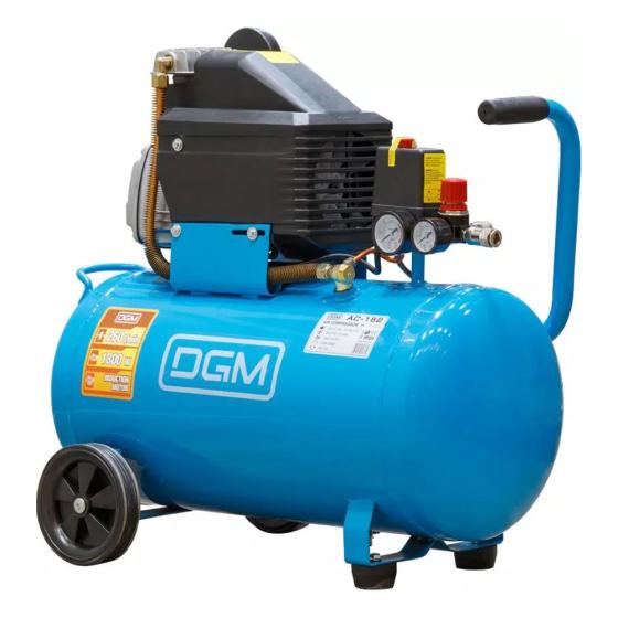 Компрессор DGM AC-152 (260 л/мин, 8 атм, коаксиальный, масляный, ресив. 50 л, 220 В, 1.80 кВт)