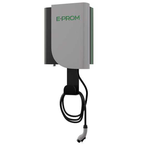 Зарядная станция переменного тока для электромобилей E-PROM 22 (навесная, 22кВт, 32А)