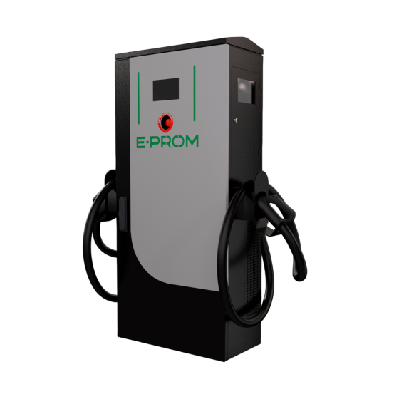 Зарядная станция переменного тока для электромобилей E-PROM 60 (напольная, 60кВт, 150А)