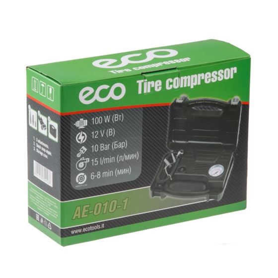 Компрессор автомобильный ECO AE-010-1