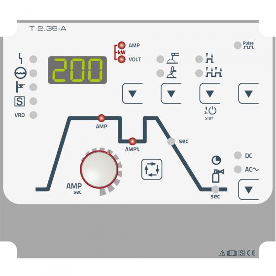 Сварочный инвертор EWM Picotig 200 AC/DC puls 5P TG [090-000188-00502]