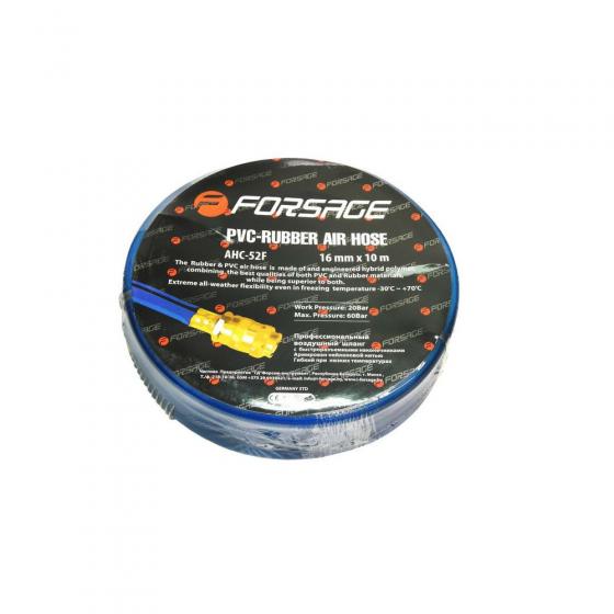 Шланг резиновый армированный с фитингами Forsage 10*16мм*10м [F-AHC-52F]