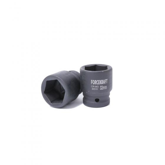 Головка торцевая ударная короткая 3/4'' FORCEKRAFT - 22 мм [FK-46522]