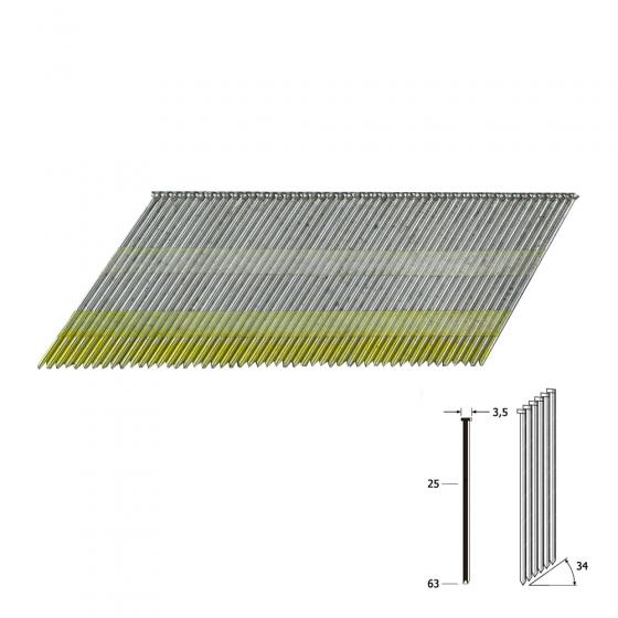 Отделочные гвозди 15Ga тип DA1550 мм (Bostitch)
