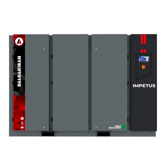  Компрессор винтовой IMPETUS 90W - 8,5 бар VSD двухступенчатый