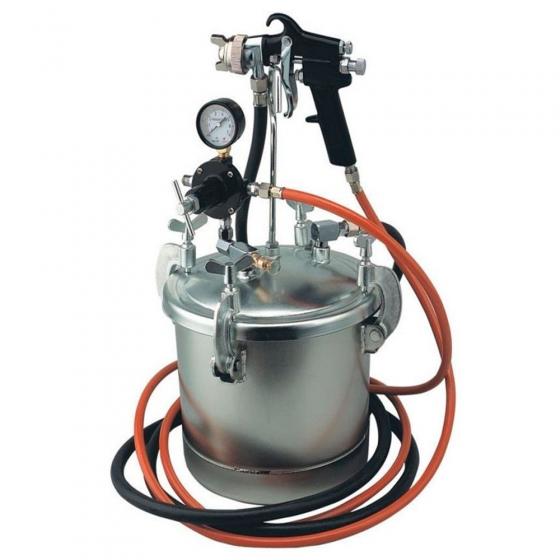 Красконагнетательный бак Pegas pneumatic 10 л с краскораспылителем