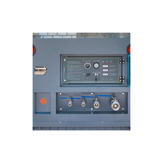 Винтовой дизельный компрессор Master Blast MB-750D-21 на шасси