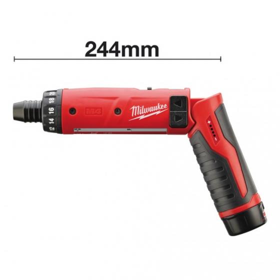 Аккумуляторная отвертка Milwaukee M4 D-202B (4933440475)