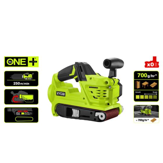 ONE + / Ленточная шлифмашина RYOBI R18BS-0 (без батареи)