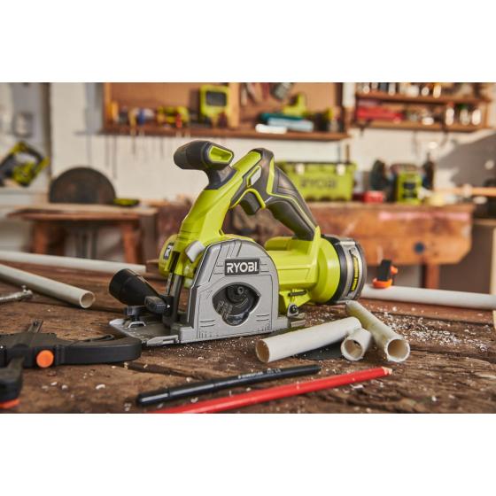 ONE + / Пила циркулярная RYOBI R18MMS-0 (без батареи)