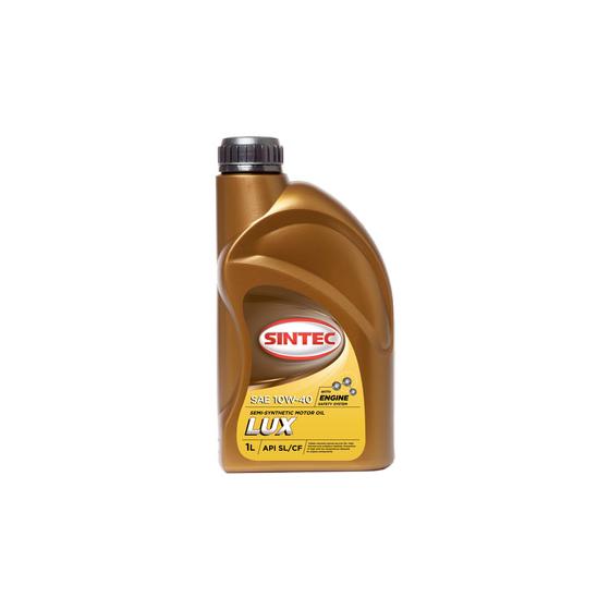 Масло SINTEC Люкс SAE 10W-40 API SL/CF канистра 1л/Motor oil 1l can