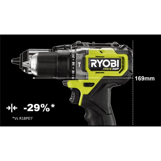 ONE + / Ударная дрель-шуруповерт Ryobi HP RPD18C-0 (без батареи)