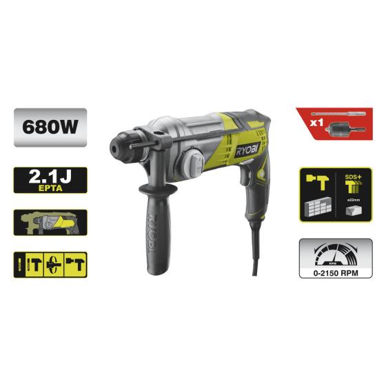 Перфоратор RYOBI RSDS680-K