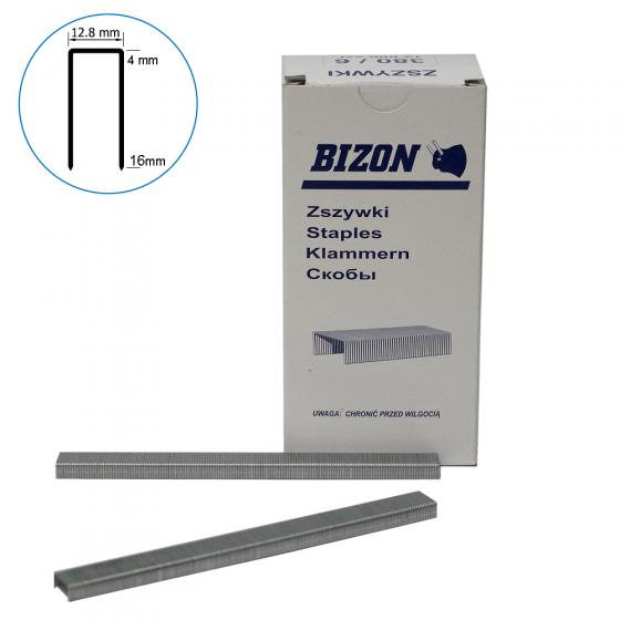 Скоба A‑6 cnk мебельная скоба тип 80 - 6 мм (80/06) / 12000шт // Bizon