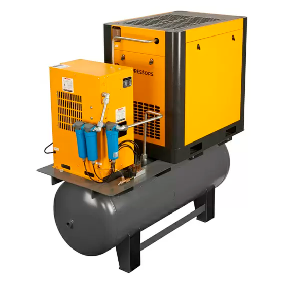 Винтовой компрессор ET-Compressors SL 15-16-500 ES (IP55) на ресивере с осушителем
